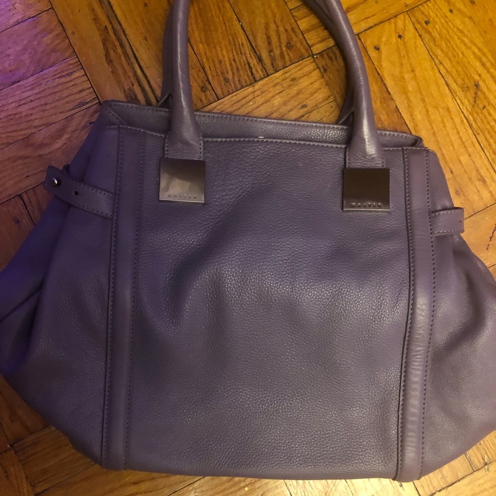 w118 by walter baker purple leather Hobo  handbag